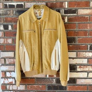 Mens Battaglia Beverly Hills Tan Jacket Size 48 Made In Italy🇮🇹🧥